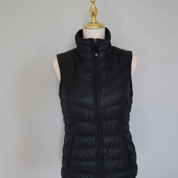 Athleta Black Packable Puffer Vest – Size XS - Picture 5 of 8